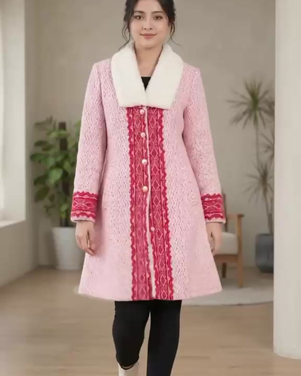 ISHRA Kashmiri Sherpa Coat
